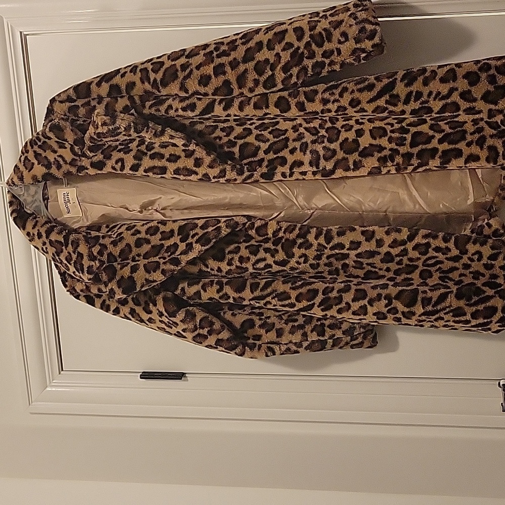 Faux fur coat